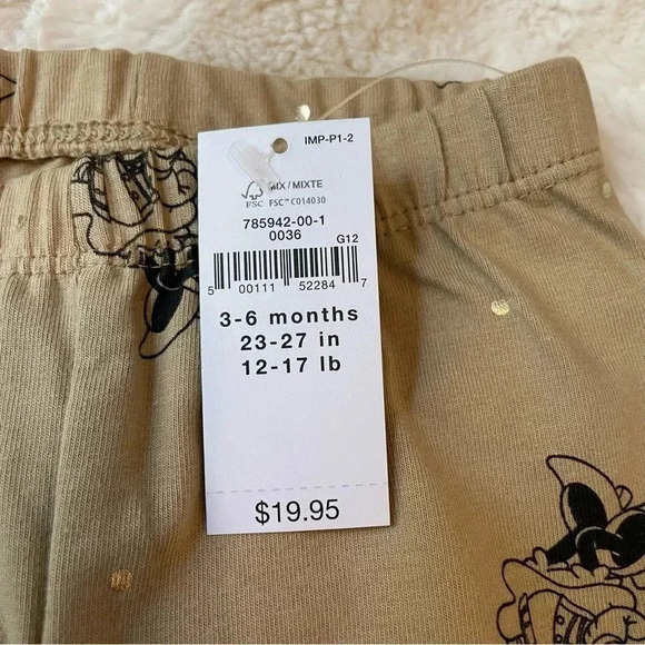 Baby Gap x Disney Minnie Mouse Leggings 3-6 Months - Picture 4 of 6